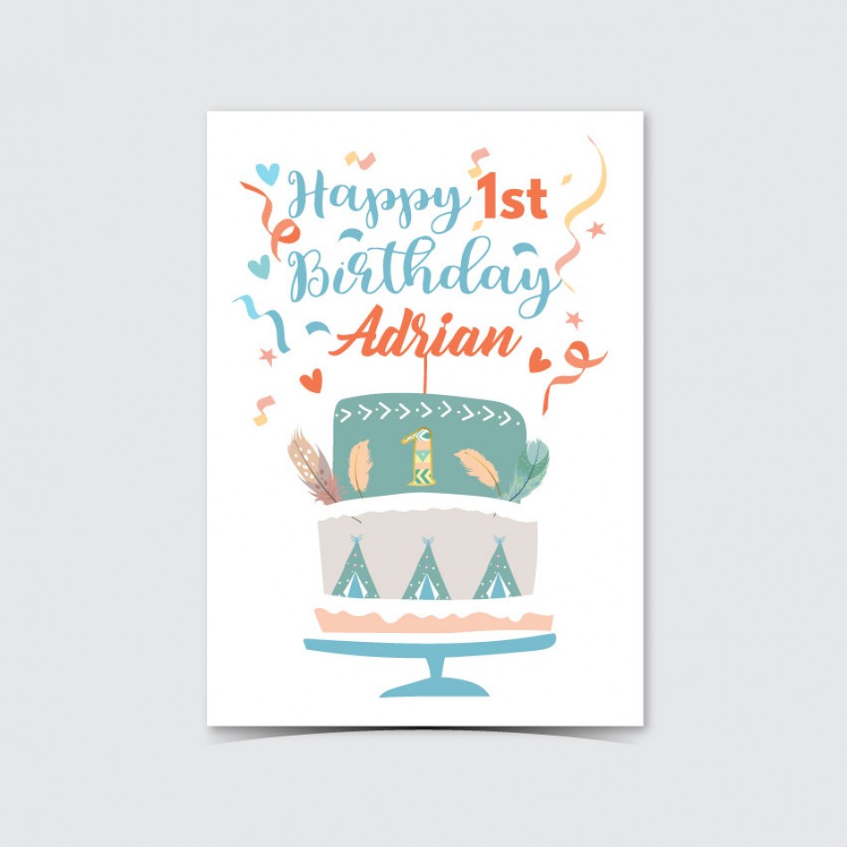 Customized UV Print Birthday Card Customized UV Print Birthday Card