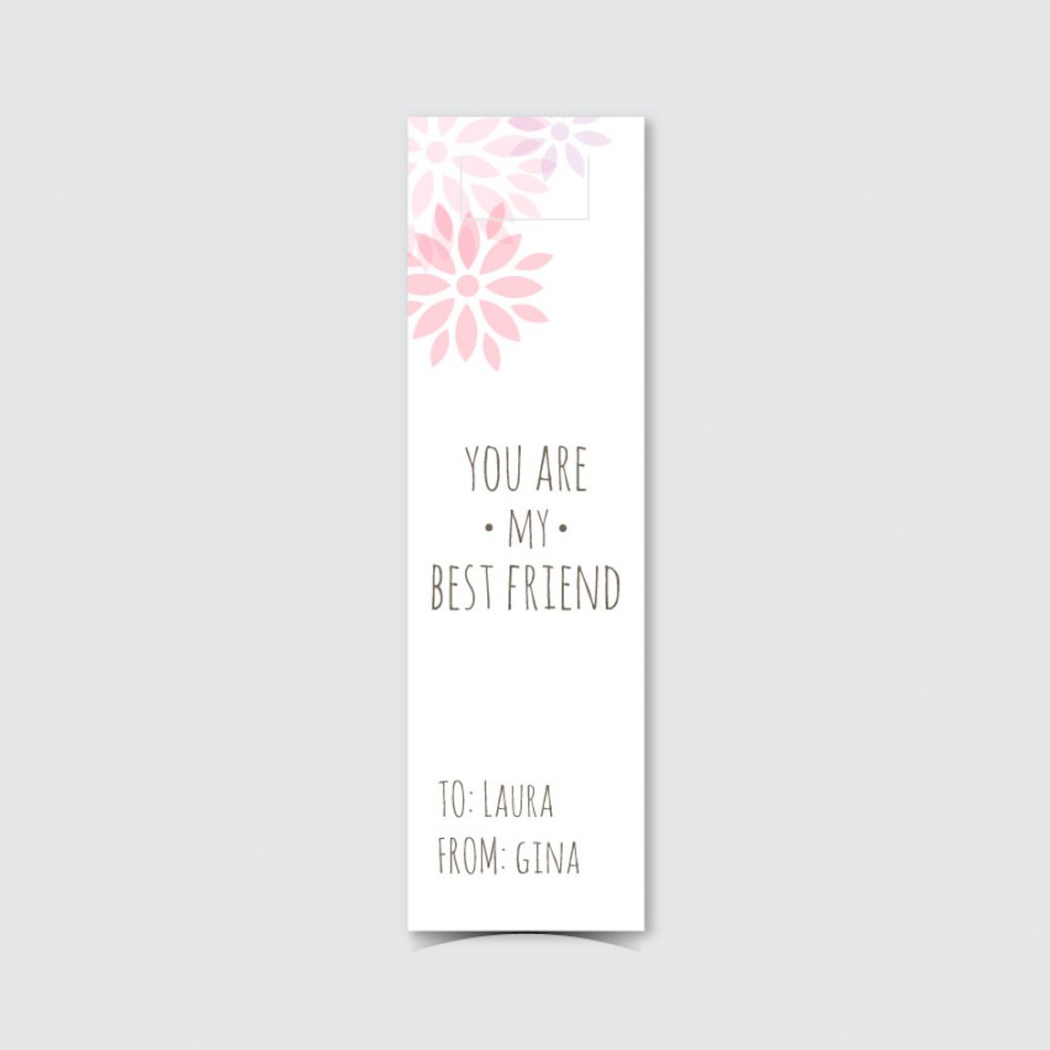 Customized UV Print Bookmark , Minimum order quantity 10pcs