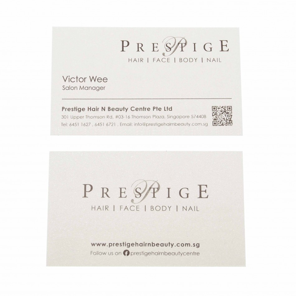 Prestige Name Card Stardream Crystal 285gsm