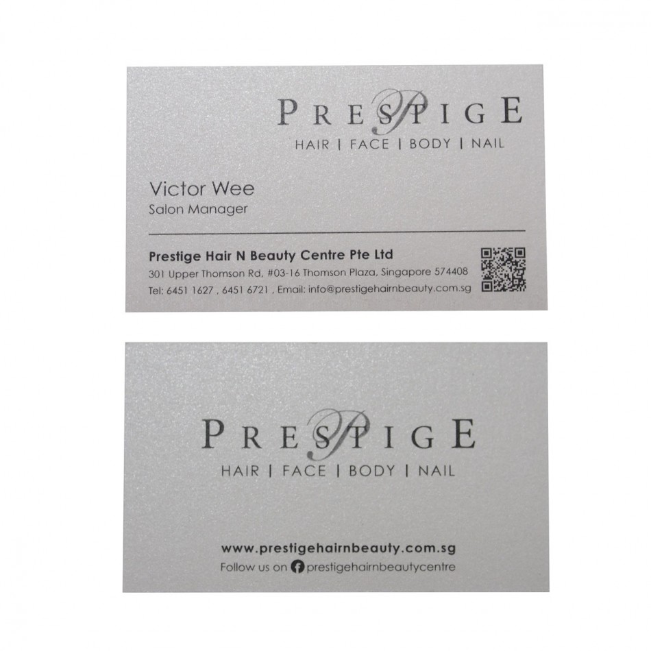 Prestige Name Card Stardream Crystal 285gsm