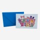 Customized UV Print with Laser Cut Birthday Card