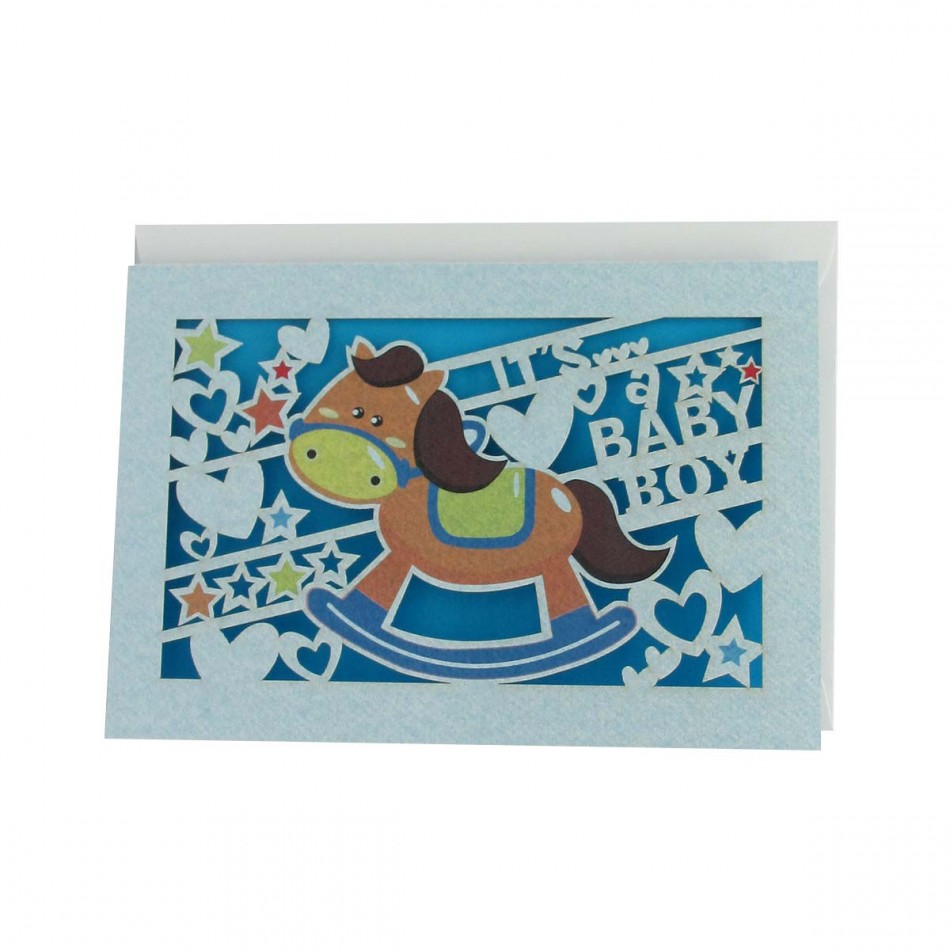 It's a Baby Boy Card 117x170mm It's a Baby Boy Card 117x170mm