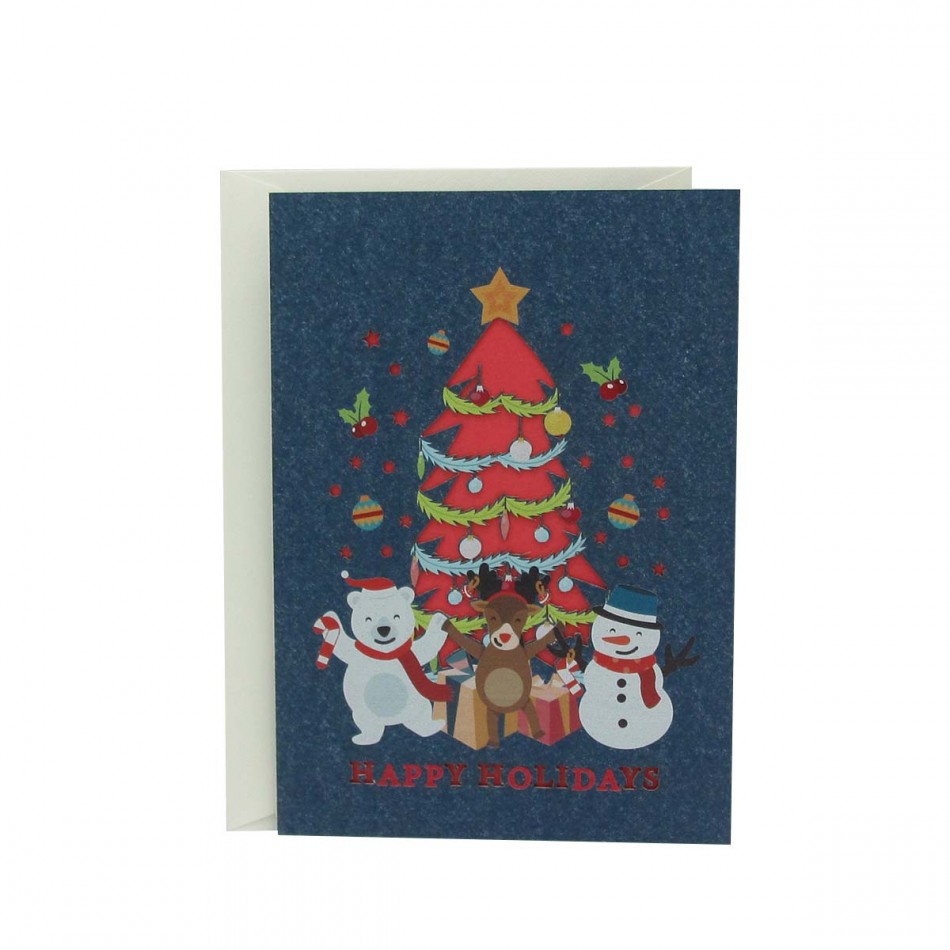 Happy Holidays Card 110x155mm Happy Holidays Card 110x155mm