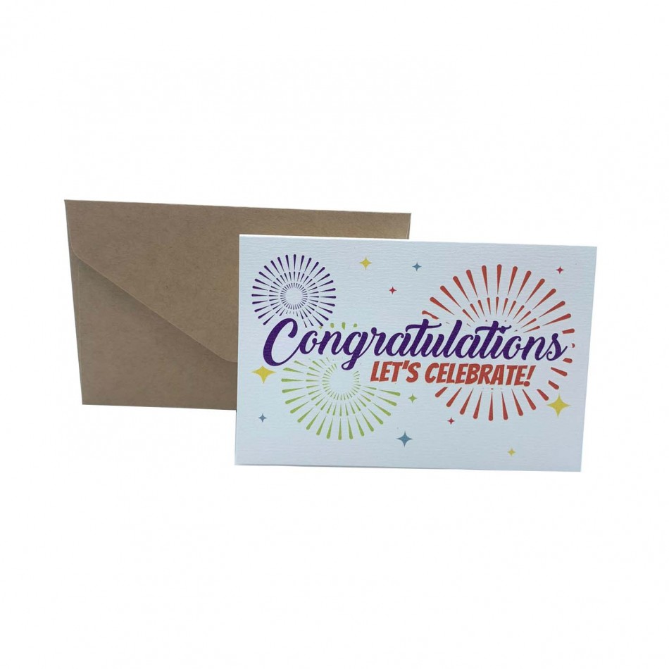 Congratulations Card 68x102mm Congratulations Card 68x102mm